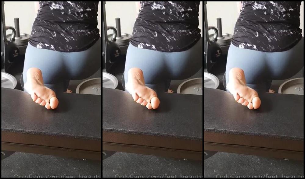 Feet Beautyx Nicknamed Feet Beautyx 02 13 2021 Onlyfans Video I Know You Were Staring While I Was Working Out But Hope You Enjoyed My