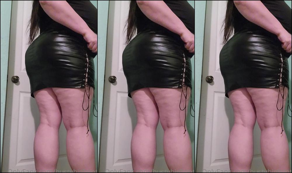 Bustybigbooty 2098735383 05 02 2021 My Little Black Skirt Sexy Red Lace Panties And A Pair Of High Heels Make Me