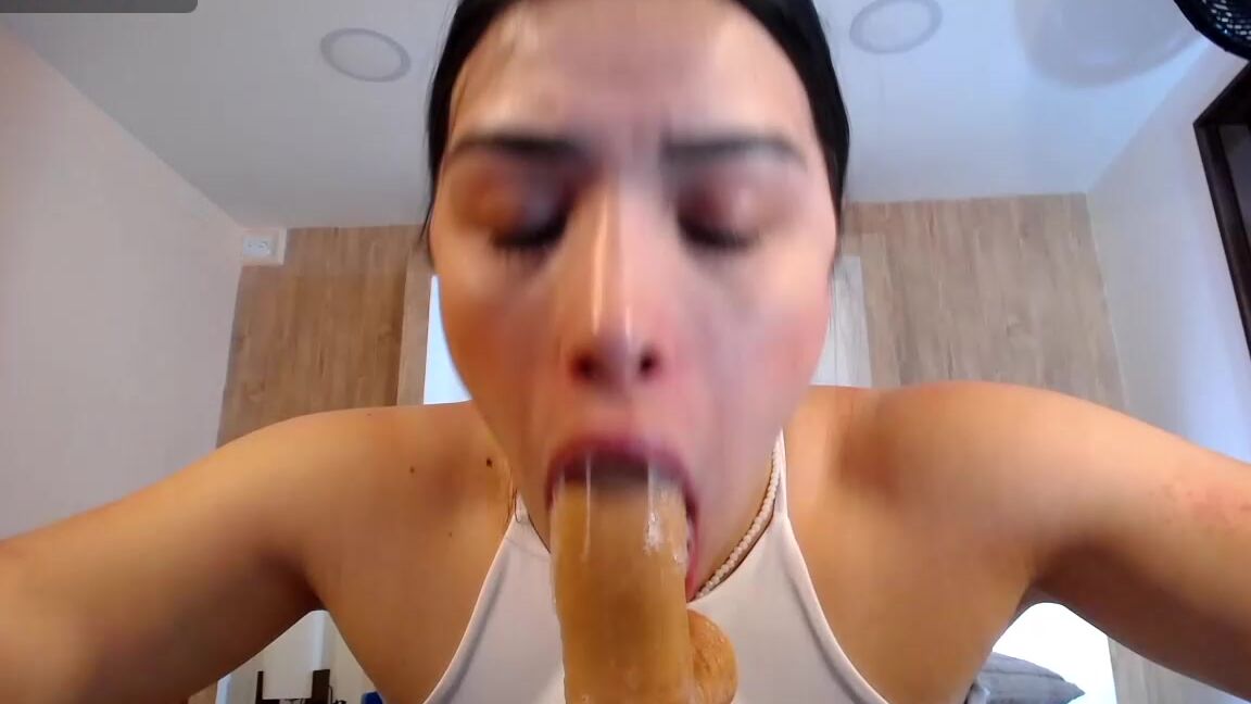 "Melted_Chocolate" 18and19yrsold, amateur, ass, blowjob, deepthroat, dildofucking, dildosucking, fucking, orgasms, sloppy Wet Dildos Yearn for Her Tongue s Caress with Passion manyvids