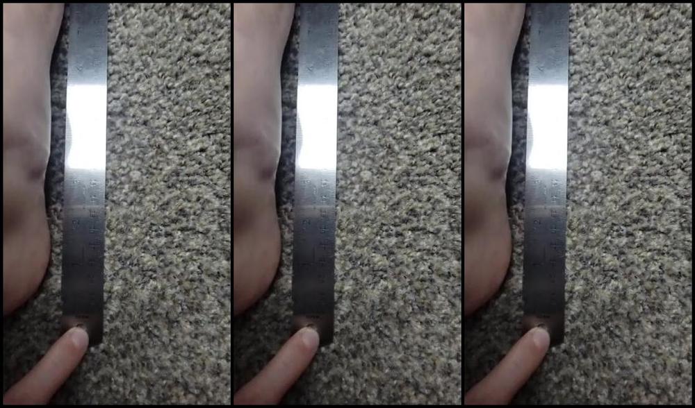 Megan Fletcher Aka Sweetsoleprincess Onlyfans A Request More Measuring My Huge Feet For You They Are Big Arent They