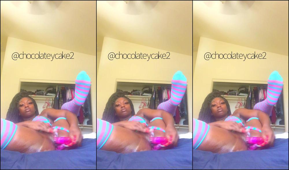 Chocolateycake Watch Me Oil My Chocolate Pretty Ass And Fuck My P