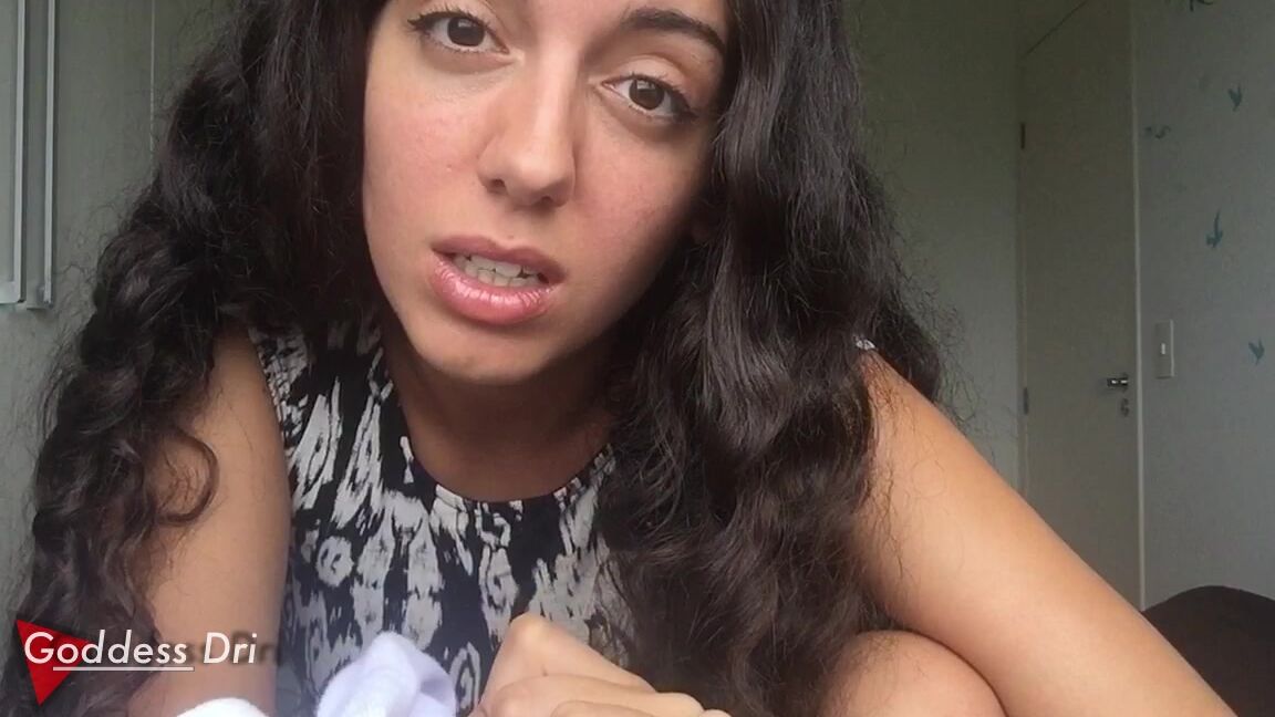 "GoddessDri" femdom pov, foot fetish, goddess worship, smell fetish, sock smelling Dirty new socks manyvids