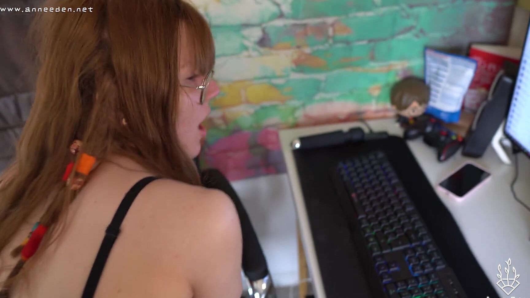 Anne Eden HORNY Boyfriend crashes LIVE Cam Show  Pornhub