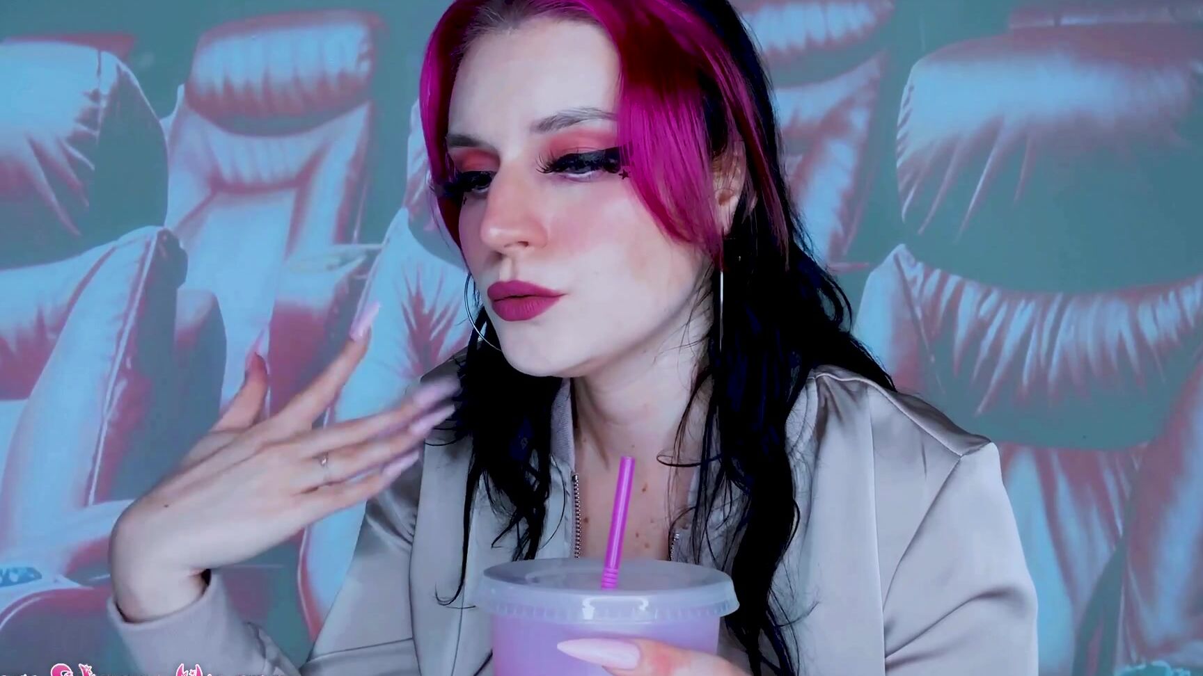 "Starry Yume" burping, embarrassment, hiccups, public burping, role play, sfw Burps and Hiccups Complicate the Movie Date manyvids