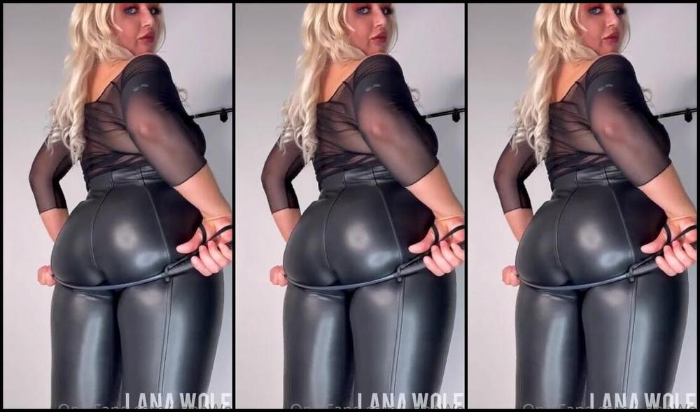 Lana Wolf Nicknamed Lanawolf Findom 01 30 2021 Onlyfans Video I Know Youre Hypnotised By My Shiny Tight Leather Leggings F6