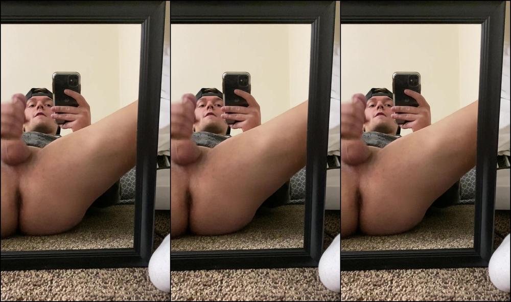 18 & 19 Yrs Old,College,Masturbation,Solo Male,Teens (18+) joshualewisxxx stroking my thick college cock ManyVids