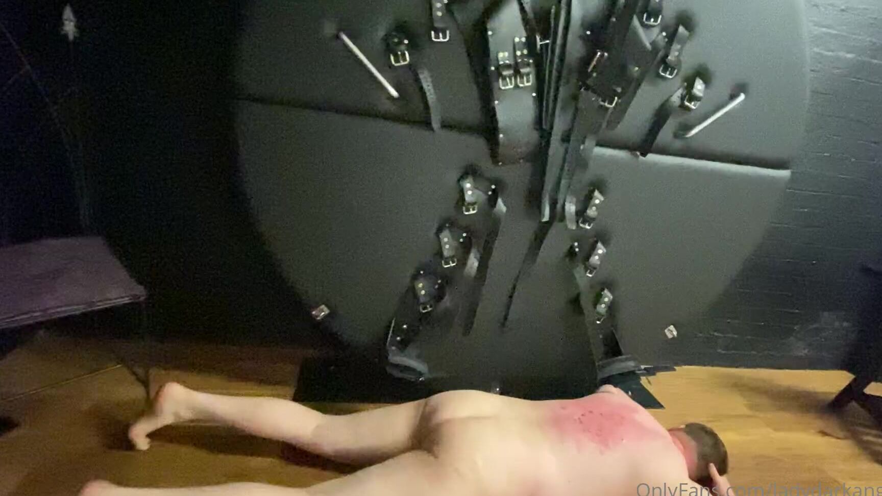 Lady Dark Angel Got Some Great Clips Today This Was My Slaves Back After A Good Trample Session