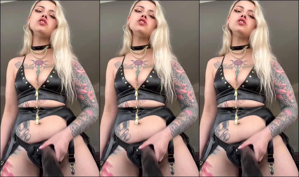 Mistressmercyxox Big Strapon Anal Play Joi