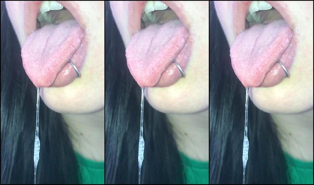 The Goddess Clue Sloooow Motion Spit Drip