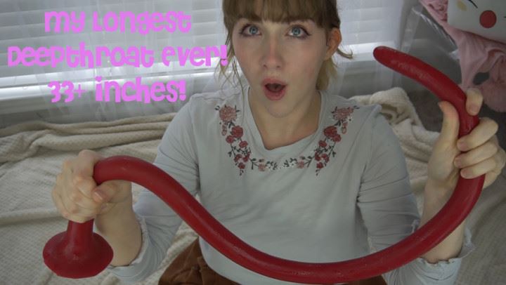 Toys, Hardcore, Amateur missprincesskay my longest deepthroat ever 33 inches