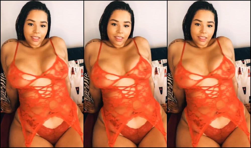 Fayeforbes Bbw Red Lace Fetish With Tits And Spit