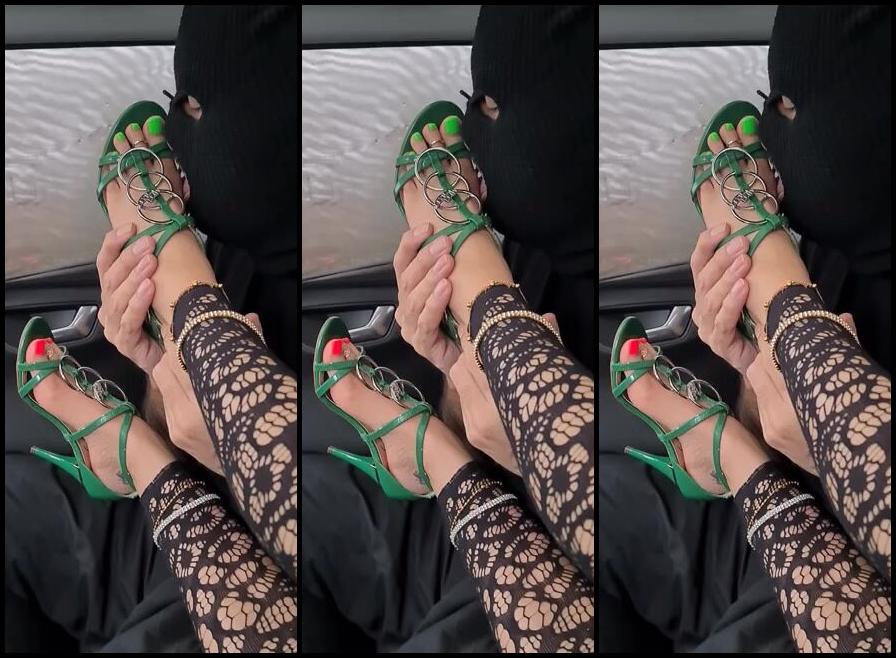Feetbysherri Onlyfans Miss Sixty Heels And Car Fun M