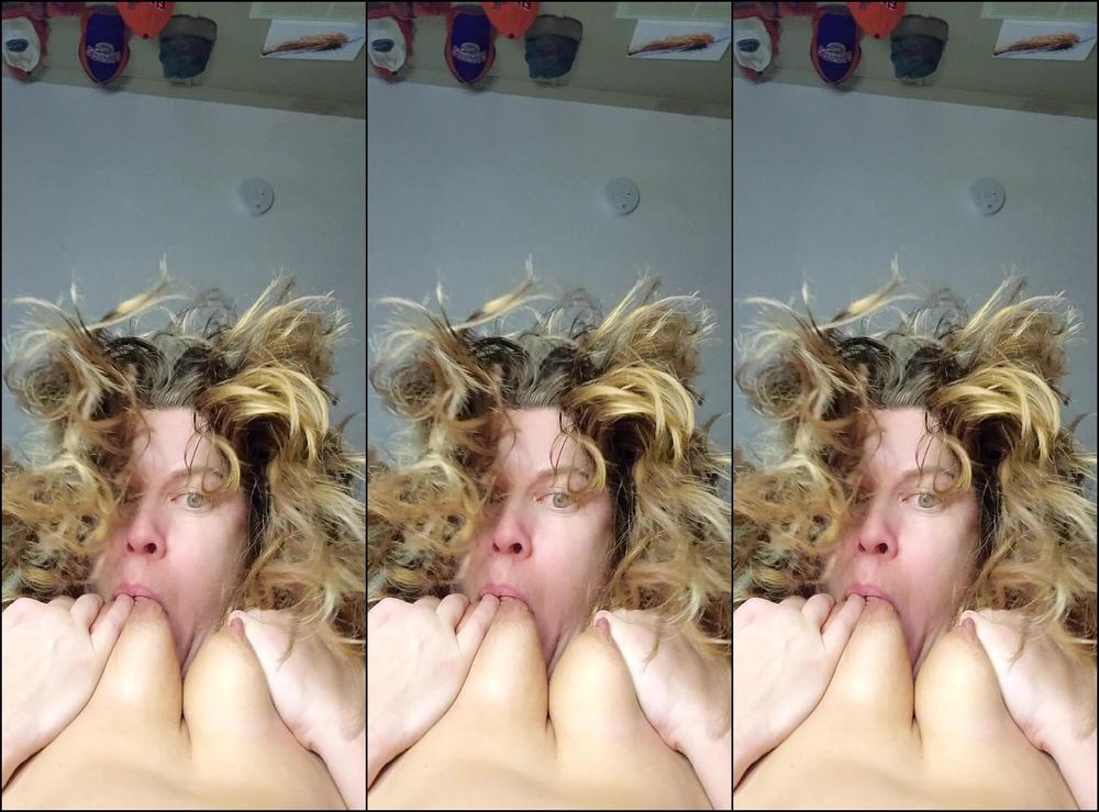 "KittyUV" biting, closeups, giantess, titsuckingnipplefetish, tittysqueezing Nipple Sucking and Biting manyvids