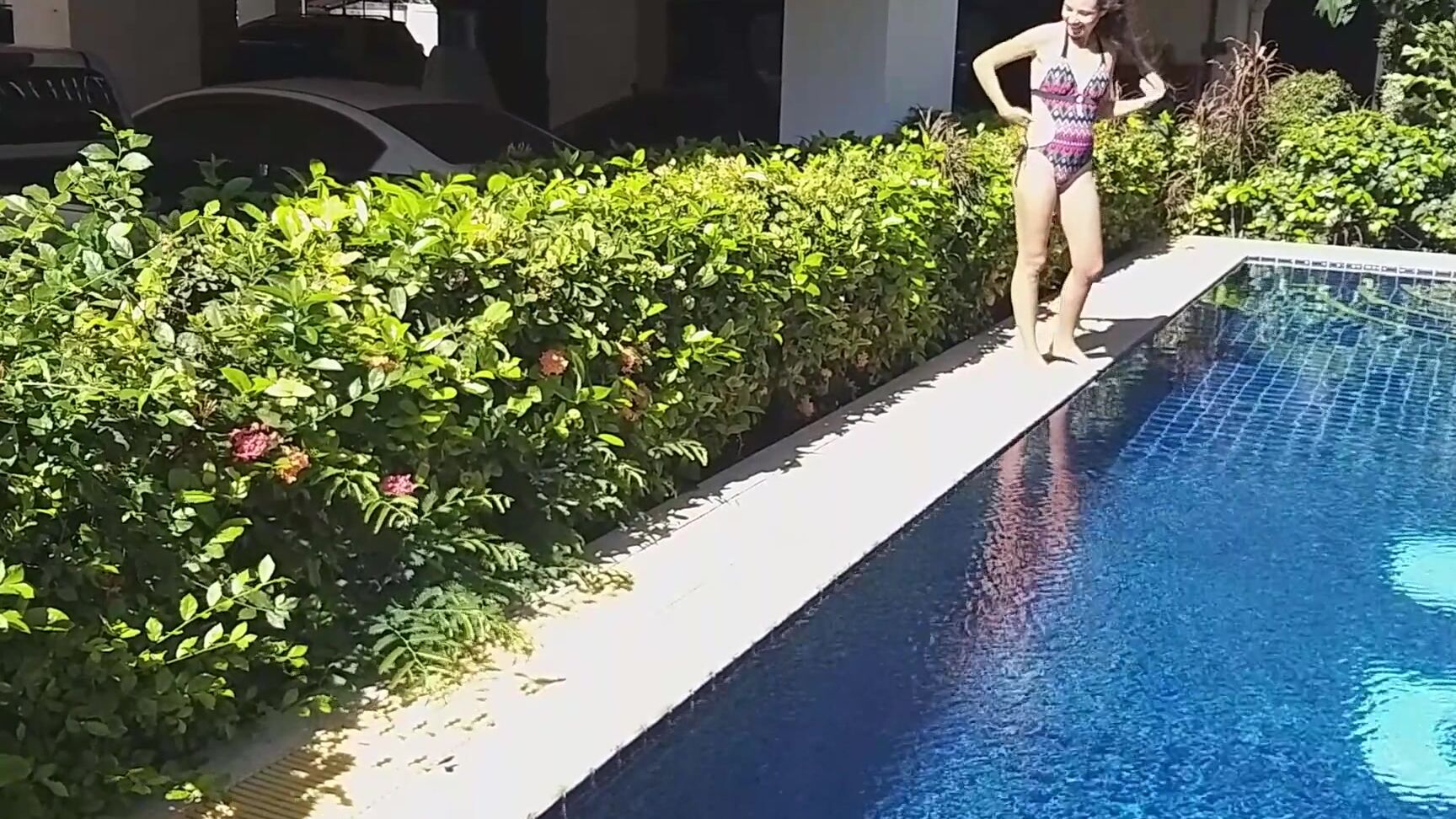 My Wife SexyDreams Wide SPREAD JUICY PUSSY at Public Pool Pornhub