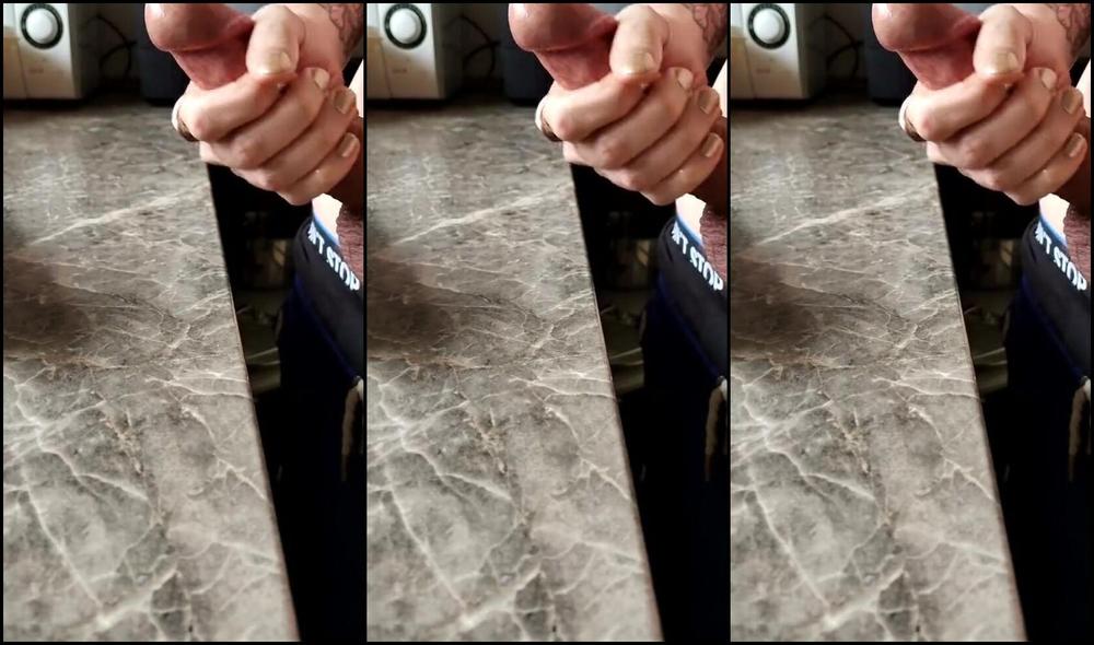 "Blacked" Kitchen, Solo Male Fleshlight, Satisfyer Men, Loud Moaning Orgasm, Male Moaning, Male Masturbation, Solo Orgasm, Male Whimpering, Sex Toys, Close Up, Huge Cumshot, Big White Cock, Lubed, Fucking Pocket Pussy, Submissive Slut, Cum, Suggest B