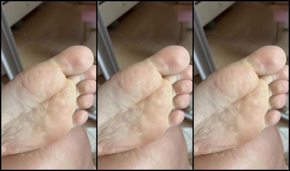 Sweet Pinnk1 Onlyfans Long Day With This Papete Look How My Soles Look