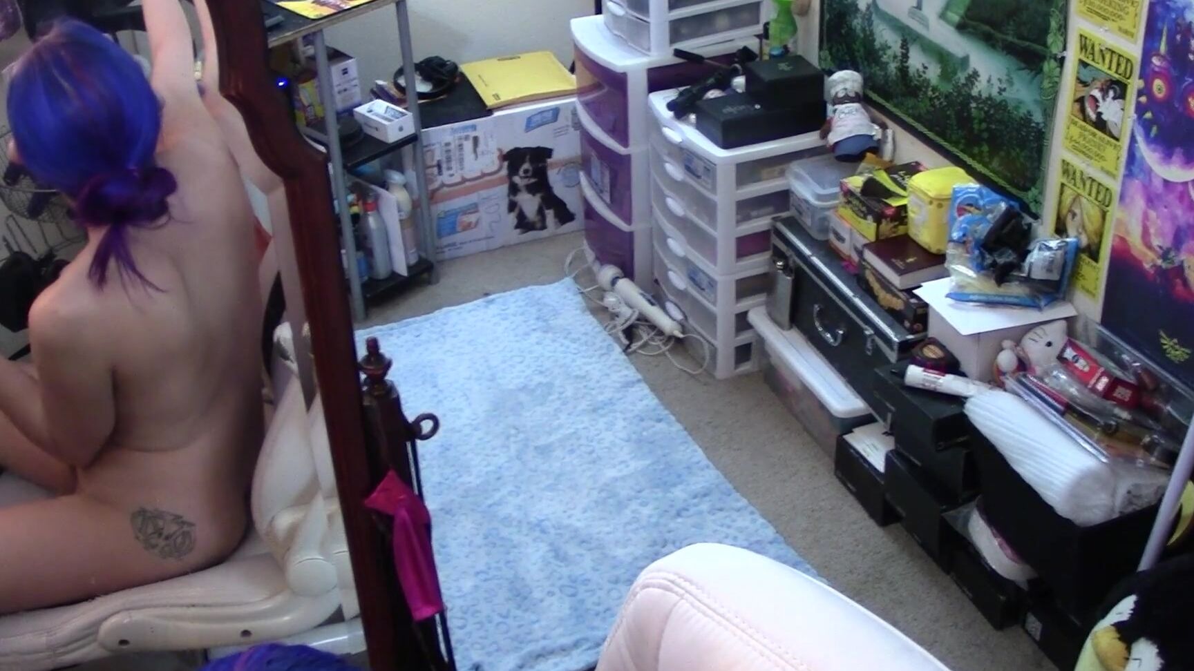 Big Black Batman Cock Mirror Squirts