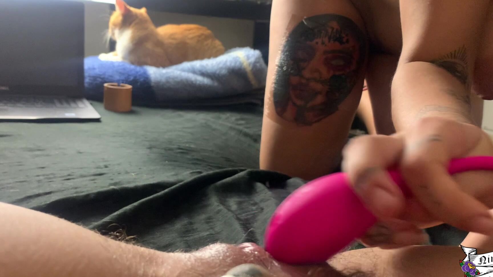 ninaforbidden the day i made my friend cum at lush Manyvids