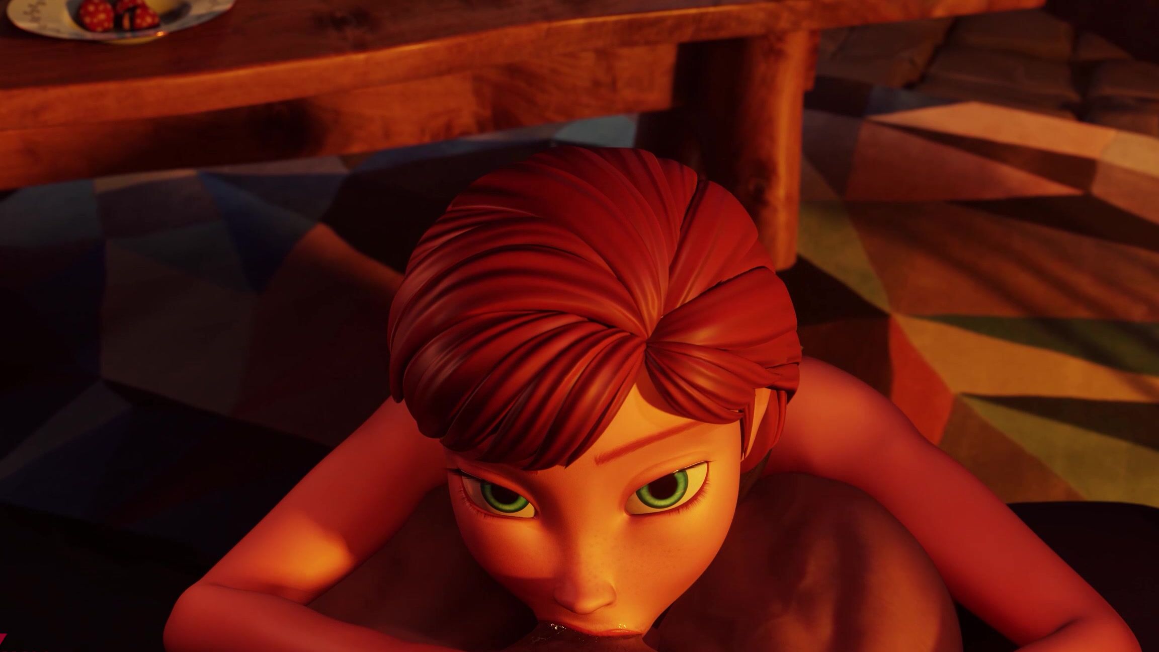 "Mix" Reverse Cowgirl, 3DCG, Anal Creampie, Frozen Handjob, Anal, Blowjob, Cowgirl, Animation, Deepthroat The Queen's Secret Anna SiteRip