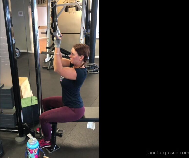 Janetmasonxxx Highlight Video From My Especially Brutal Hour Workout Today With A Gratuitous Cleavag