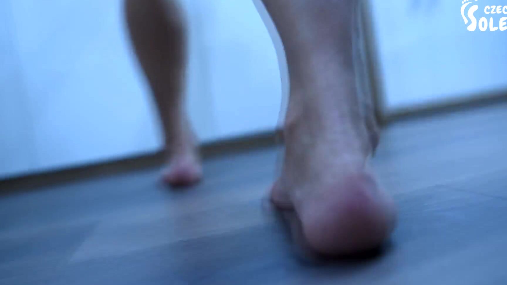 Czech Soles Working Out At Home Only With Sexy Bare Feet (Gym Feet, Stinky Feet, Soles) Czech Soles