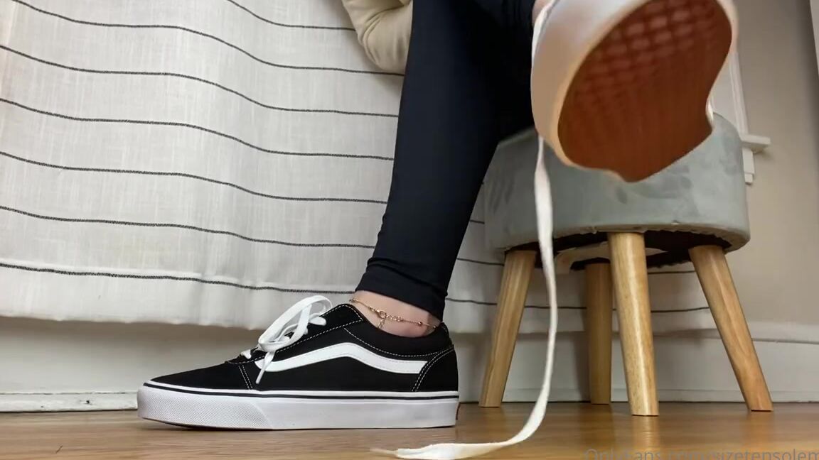 Sizetensolemates Onlyfans Black Vans Sweaty Peds Joi Jerk Off While I Show Off My New Sneakers And Socks