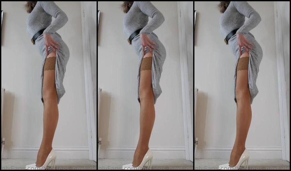 The Legs Next Door Nicknamed The Legs Next Door Onlyfans Well With This Dress There Was No Option But To Show That Sexy Slit Off In Live Action For You Boy