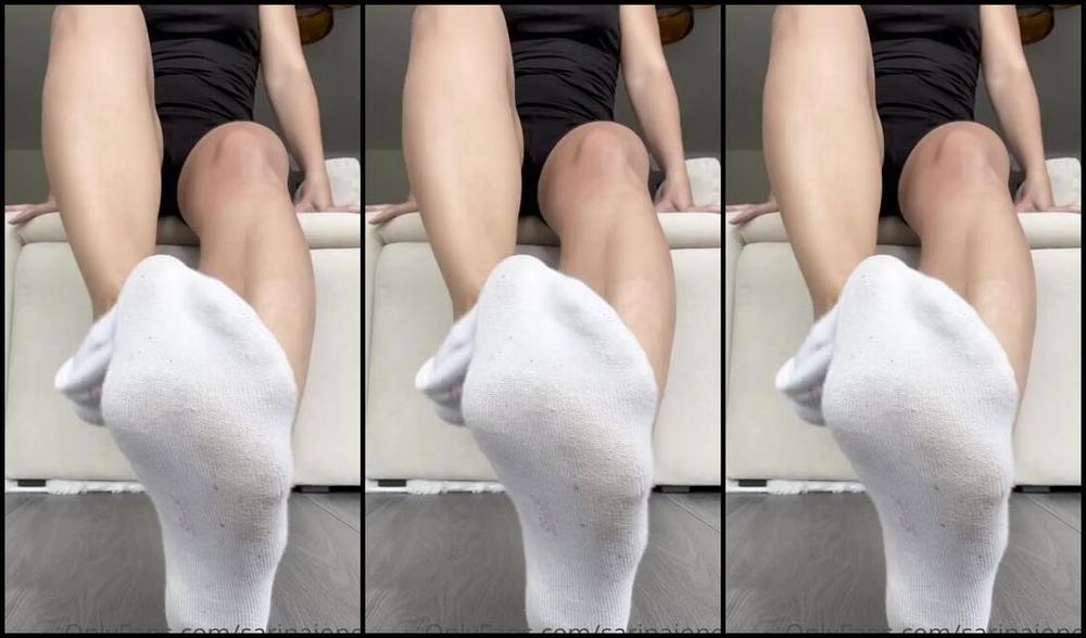 Sarina Jones Nicknamed Sarinajones 07 30 2024 Onlyfans Video Im Wearing Some Puma Socks For You You See How Much Theyre Worn I Have To