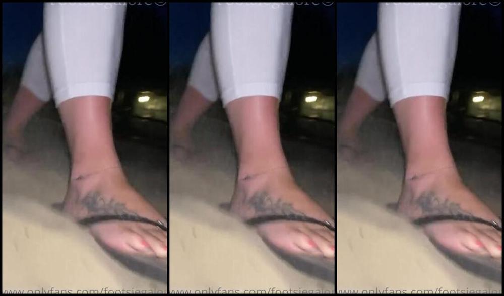 Footsiegalore Onlyfans Night Time Fun On The Beach Tootsies Would You Take A Run With Me On The Beach