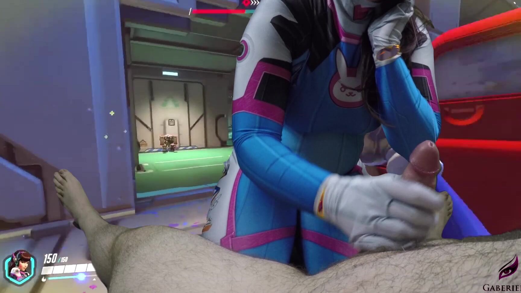 Gaberiella Overwatch Dva Sucks Your Cock Cosplay