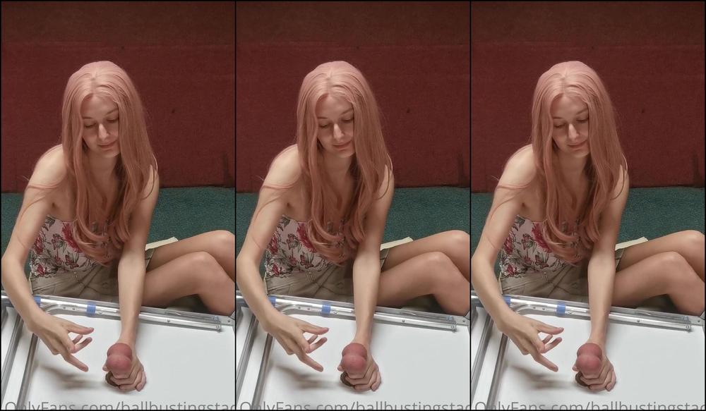 Ballbustingstacy Bzzzzzt Bzzzzt That S What Happens To This Chump S Big Round Balls I Look Like A Pussyc