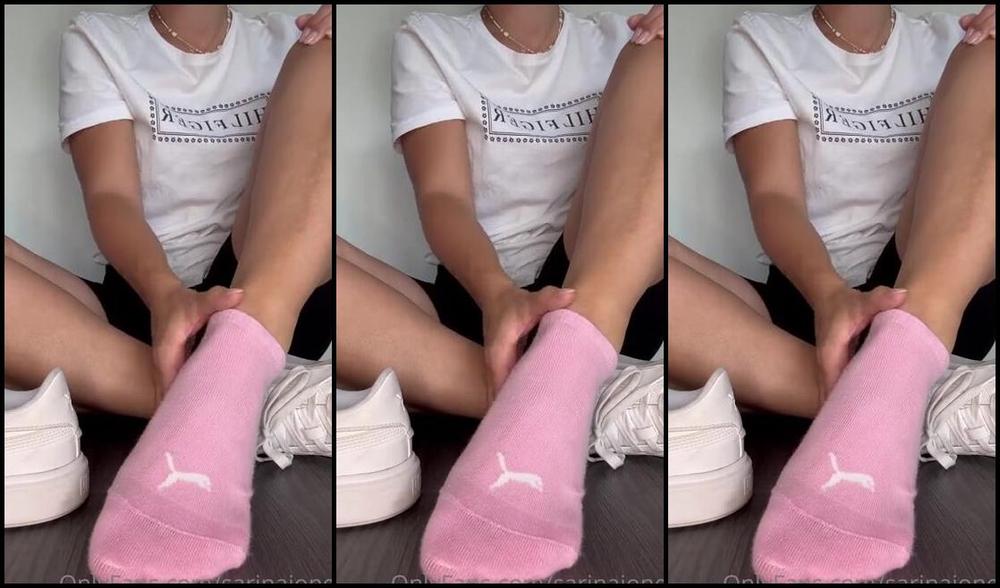 Sarina Jones Nicknamed Sarinajones 11 18 2023 Onlyfans Video These Puma Sneaker Has To Be Taken Off