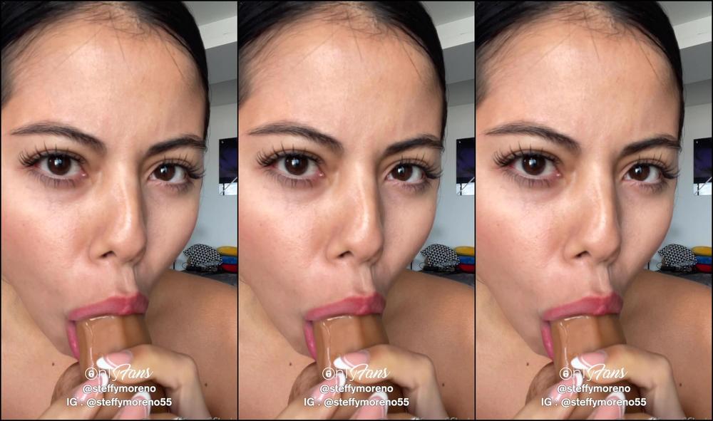 Steffymoreno I Want You To Fuck My Mouth And Boobs Like This I Don T Spit The Cum I Swallow It