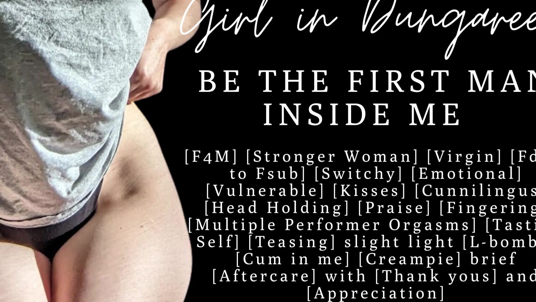 "Girl in Dungarees" Asmr, Asmr Role Play, Erotic Audio For Men, Girl On Top, Strong Woman, Multiple Orgasm, Creampie, Praise, F4M, Teasing, Moaning, Switch, Asmr Fucking, Suggest Girl in Dungarees ASMR Be the first man to melt me Emotional Multiple O