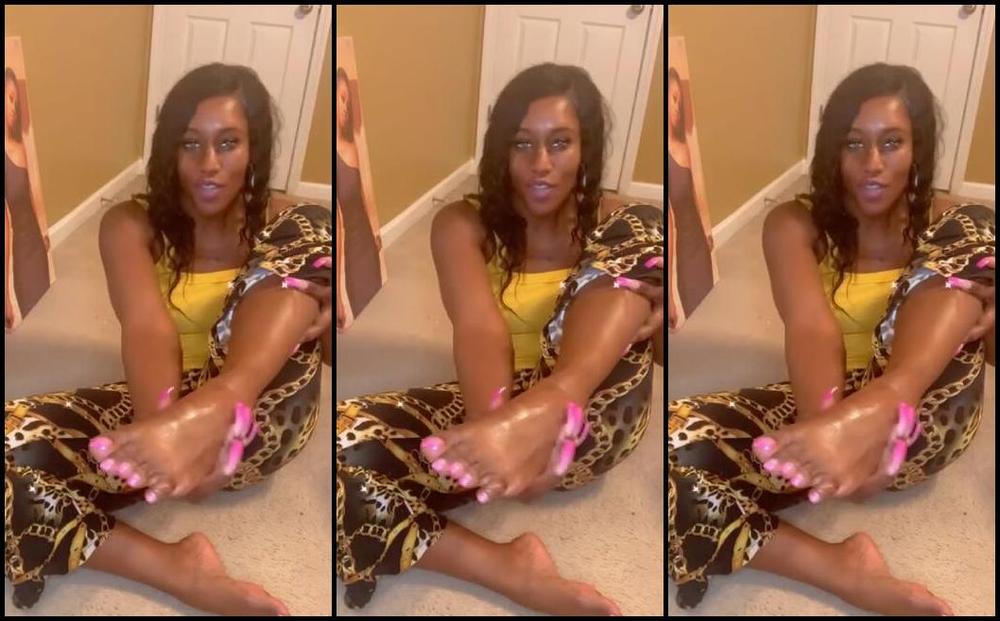 Haitian Babefeet 05 30 2021 Onlyfans Video Dont Ya Just Wanna Slide Your Dick Across These Oiled Up Soles Sniff N Worship First