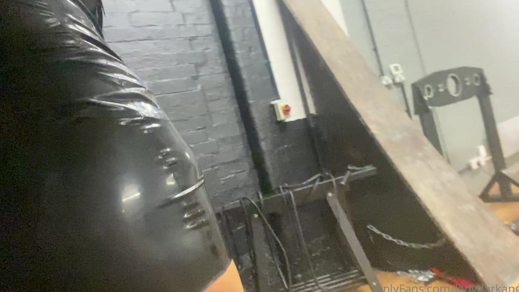 Lady Dark Angel All Ready For This Afternoon In My Tall Leather Thigh High Boots And Short Latex Skirt