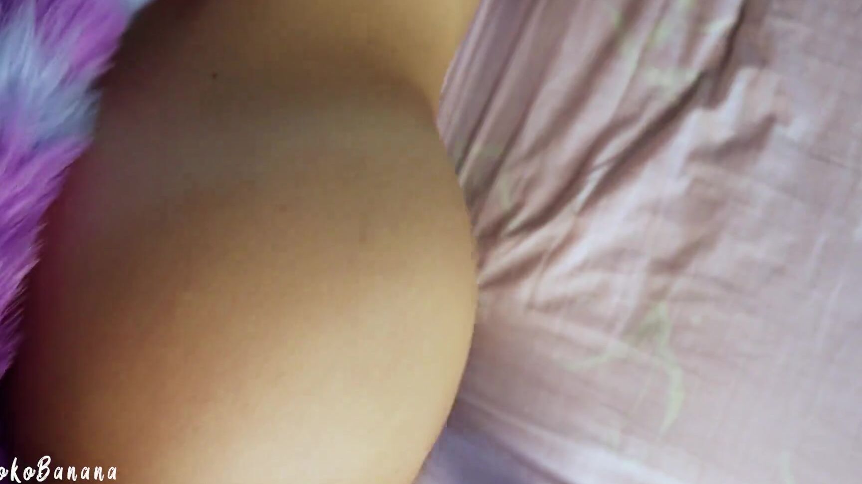 Chokobanana Cum on me thanks to my Buttplug Tail   Double Penetration Doggy Pornhub