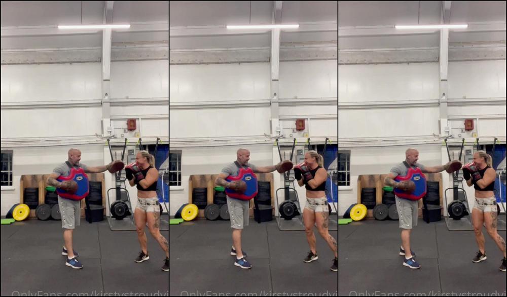 Kirstystroudvip Boxing Mins Of Sparring With Benstroud Where I Spent Most My Time On The Flo