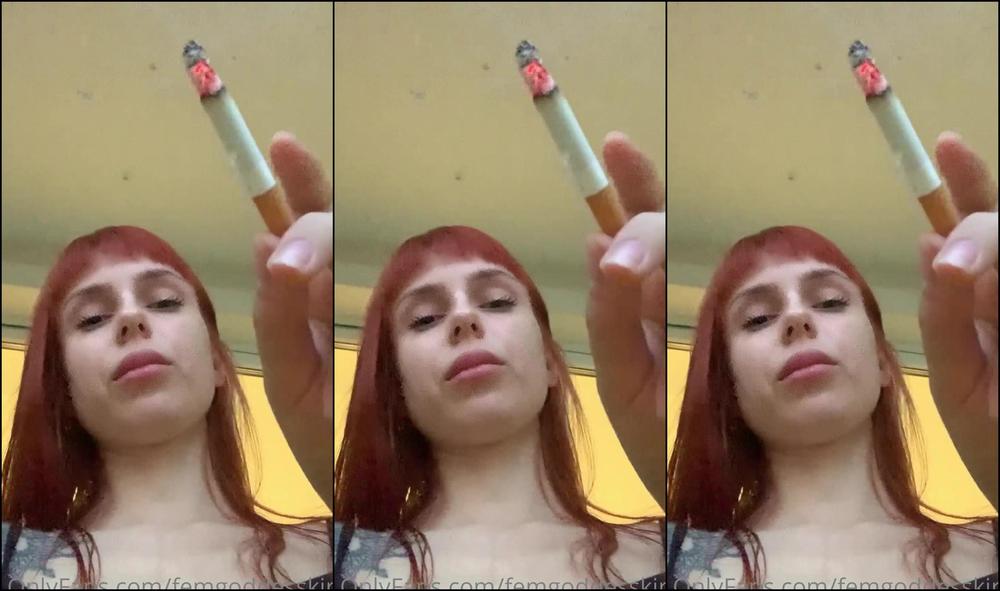 Femgoddesskira You Are My Human Ashtray And Human Spittoon Slave