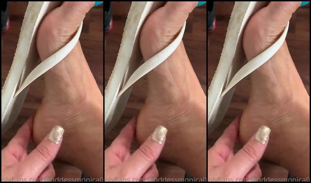 Goddessmonica00W Onlyfans Sweaty Flip Flopsp
