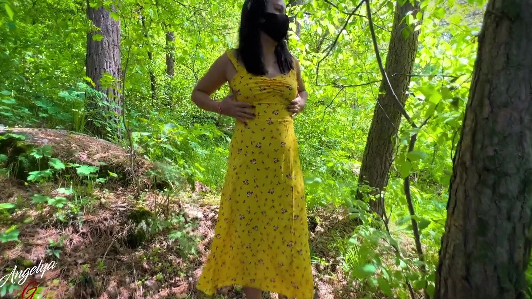 AnGelya G 116.Cumshot on the face in glasses of an unfamiliar beauty in a dress xhamster