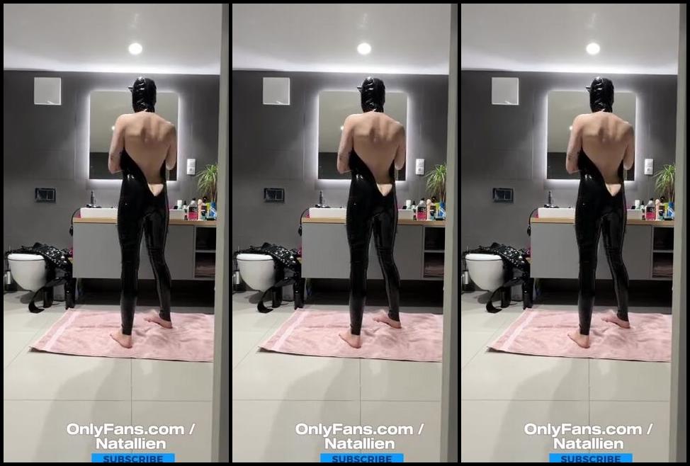 Natallie N Nicknamed Natallien Onlyfans Do You Like To Know Who Is Underneath All Thies Latex Suits