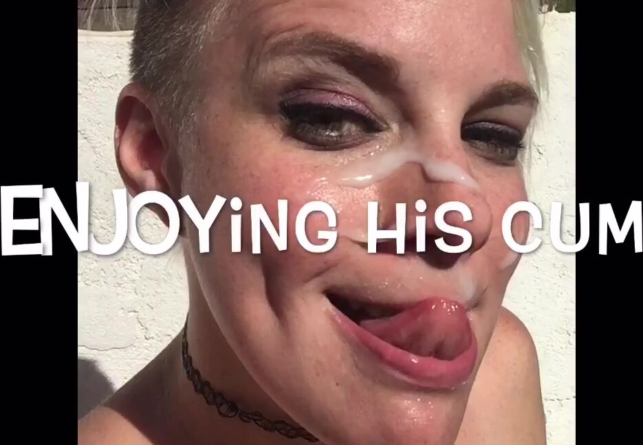 Big Loads, Cum In Mouth, Cum Play, Facials, Titty Squeezing sexyspunkygirl playing with a huge sticky cum facial ManyVids