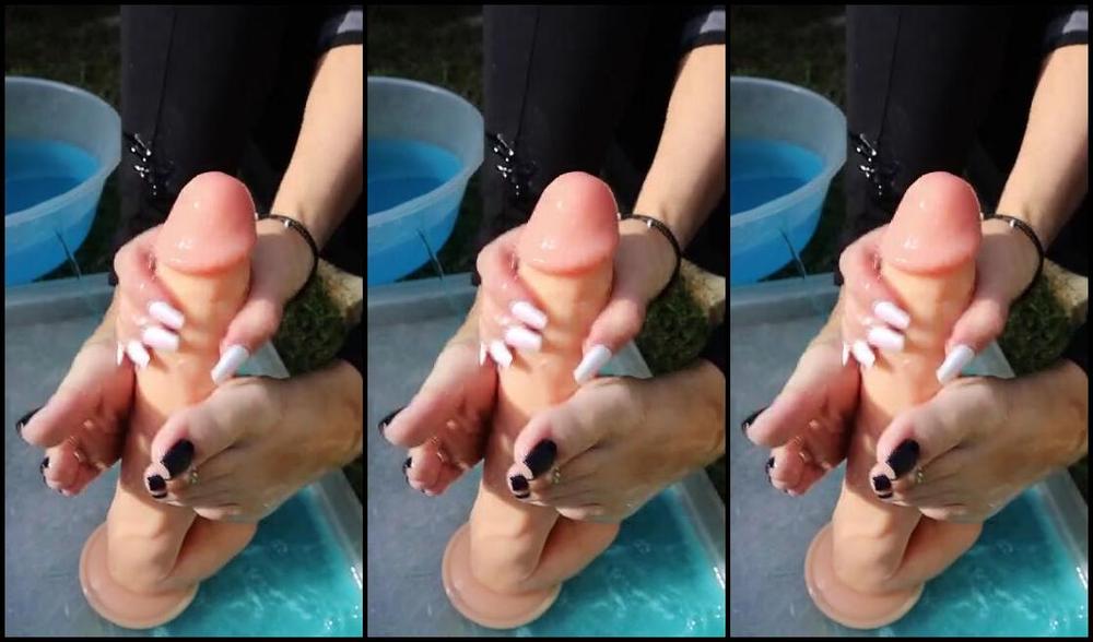 Footsiegalore Onlyfans Sloppiest Ever Fj Feels So Big In My Hands And Between My Soles