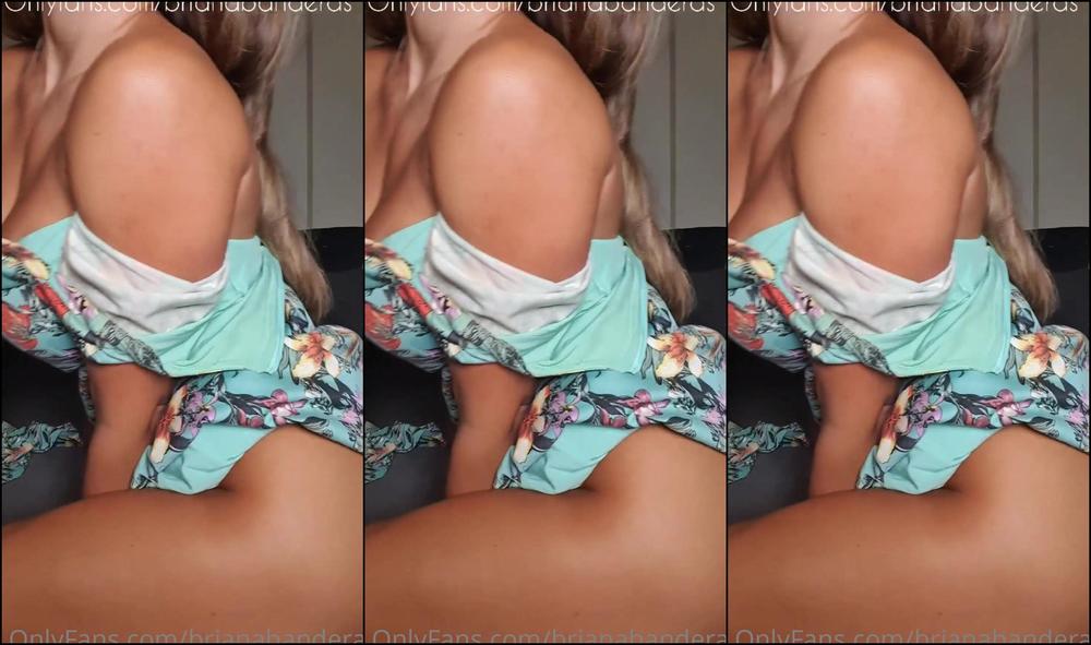 Brianabanderas Beautiful Dress Heels No Panties Pussy And Ass Fingering