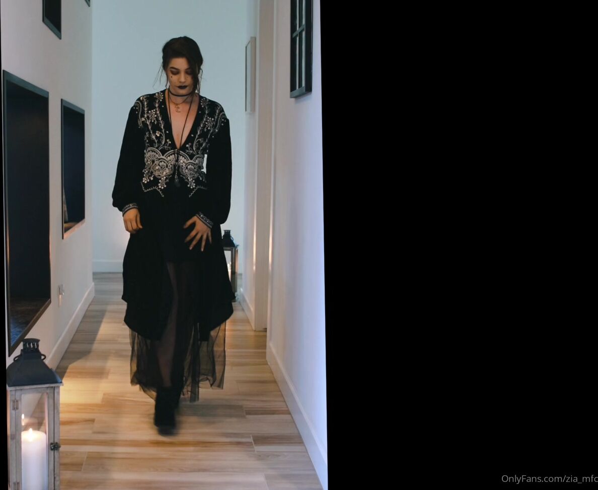 Zia Mfc Onlyfans Mini Fashion Show Goth Girlfriend Black Outfits Edition Video