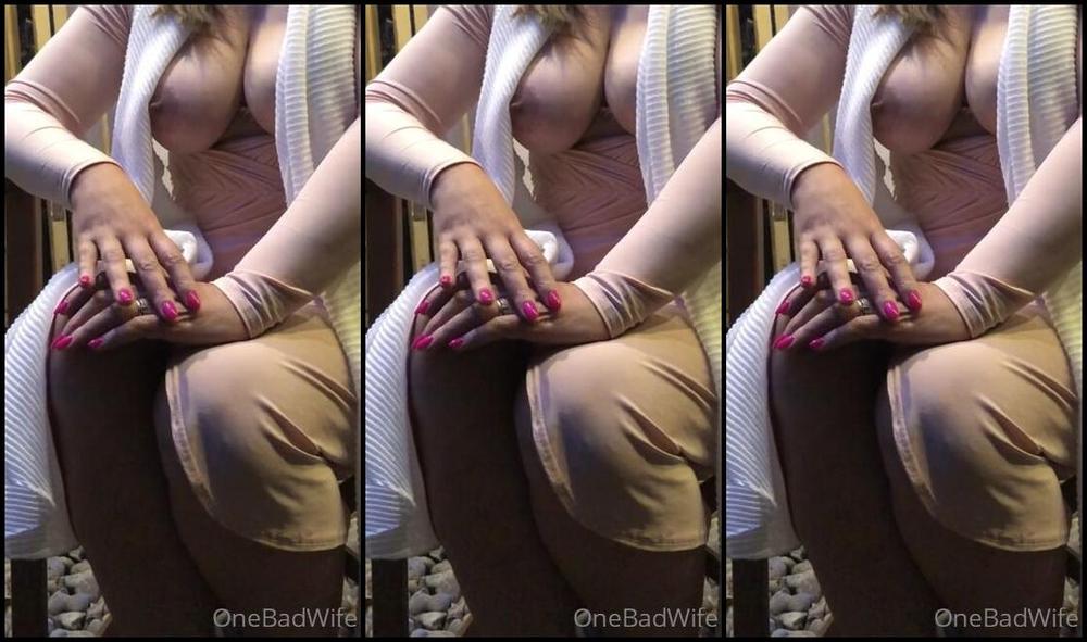 Onebadwife And In This Video We Went To The Outdoor Smoking Area For More Interviewing X