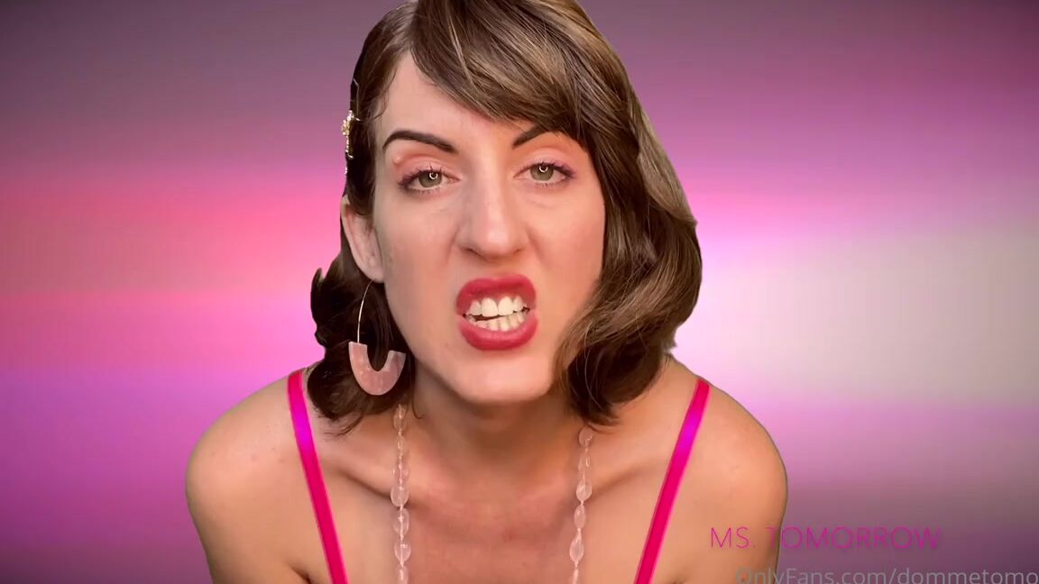 Ms Tomorrow Nicknamed Dommetomorrow Onlyfans Shut Up And Be My Dumb Bimbo Cum Slut