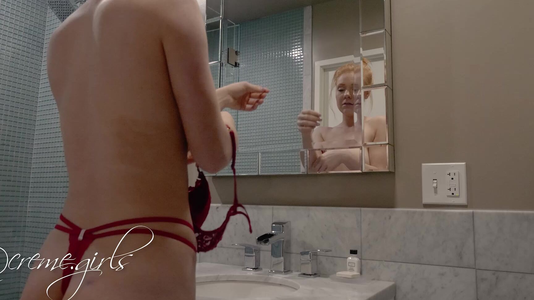 Dildo Fucking,Dildo Sucking,Masturbation,Redhead,Solo Female bigsexy films gemini masturbates with a rainbow dildo ManyVids