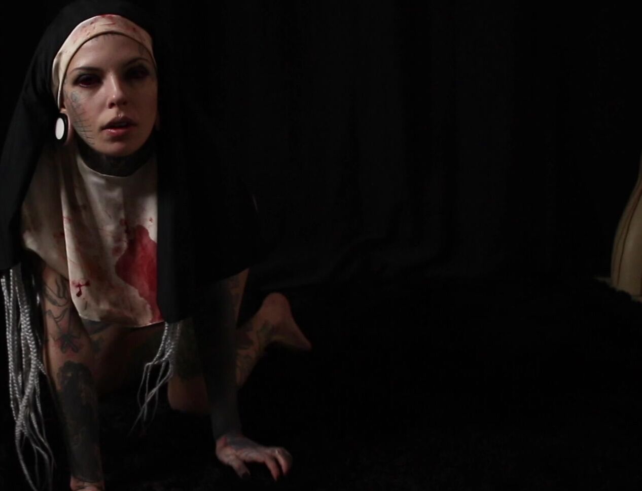 Blonde, Halloween, Role Play, Solo Female, Tattoos mari zombie halloween personal jesus 3 vids ManyVids